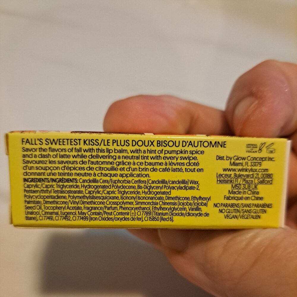 WINKY LUX PUMPKIN SPICE LATTE LIP BALM - Picture 5 of 9